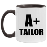 A+ Tailor - 11oz Accent Mug Black