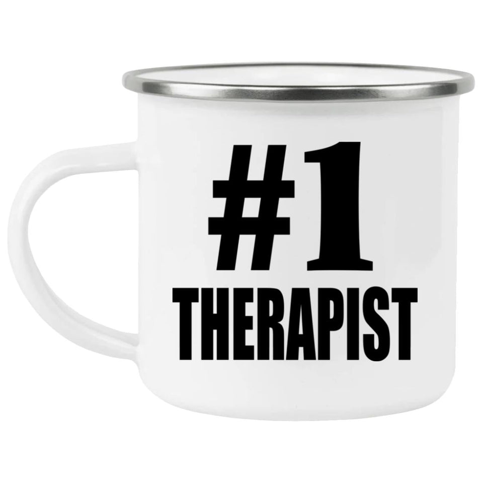 Number One #1 Therapist - 12oz Camping Mug
