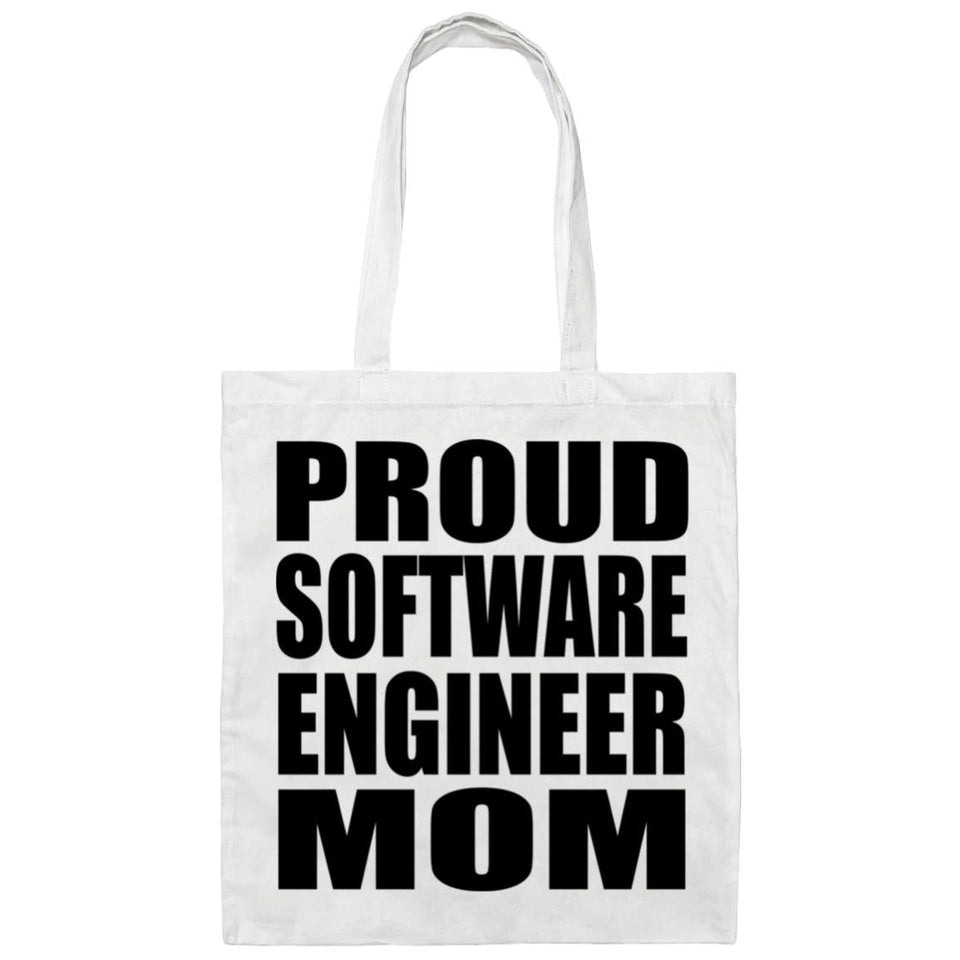 Proud Software Engineer Mom - Tote Bag White