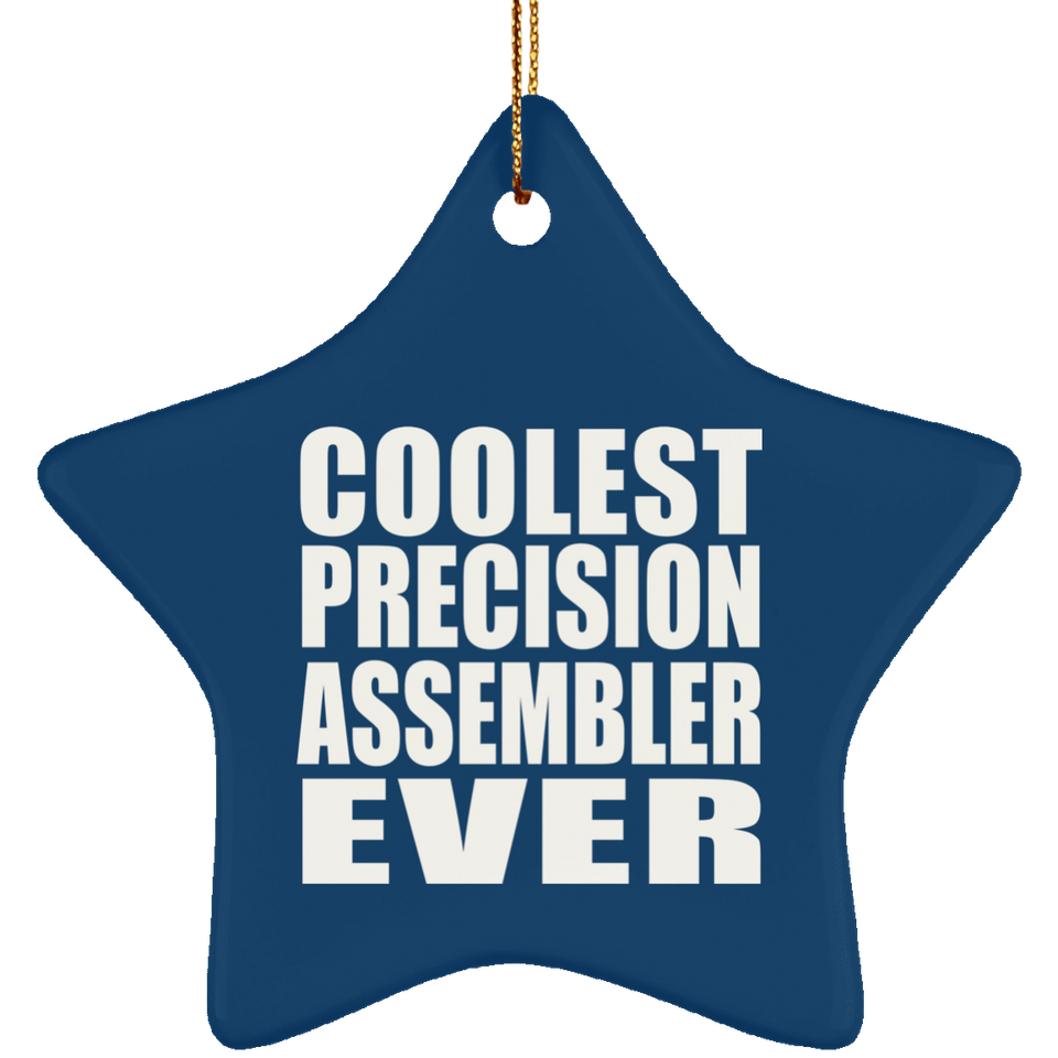 Coolest Precision Assembler Ever - Star Ornament