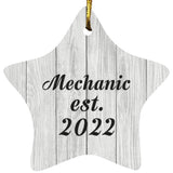 Mechanic Established Est. 2022 - Star Ornament F