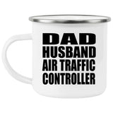 Dad Husband Air Traffic Controller - 12oz Camping Mug