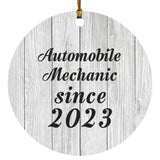 Automobile Mechanic Since 2023 - Circle Ornament F