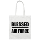 Blessed Air Force - Tote Bag White