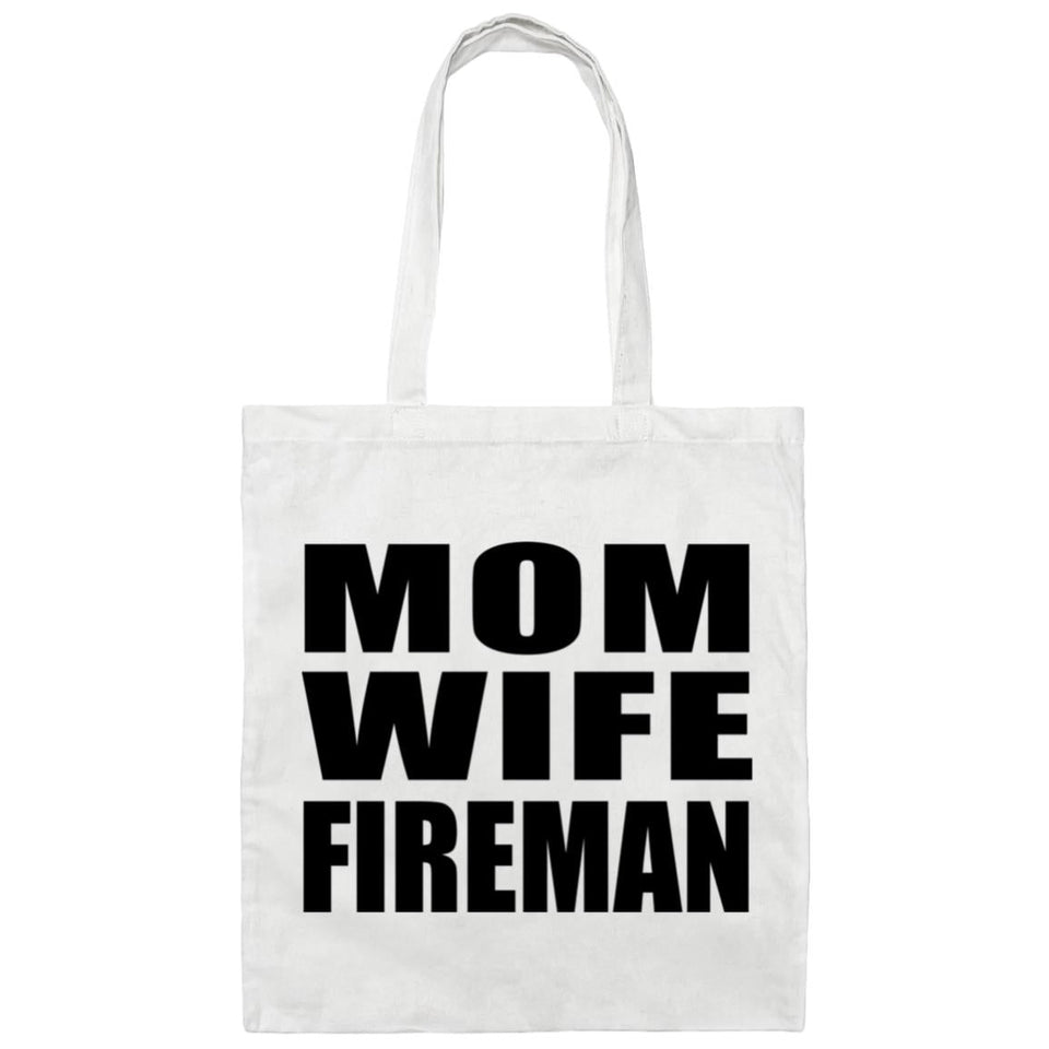 Mom Wife Fireman - Tote Bag White