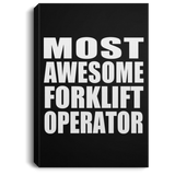 Most Awesome Forklift Operator - Canvas Portrait
