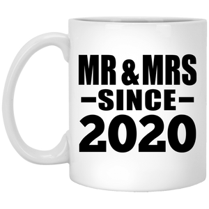 4th Anniversary Mr & Mrs Since 2020 - 11 Oz Coffee Mug