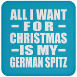 All I Want For Christmas Is My German Spitz - Coaster