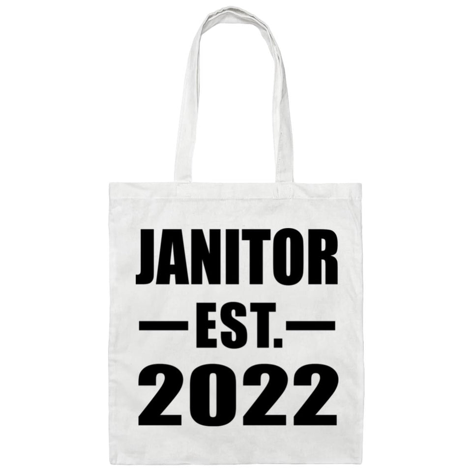 Janitor Established EST. 2022 - Tote Bag White