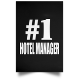 Number One #1 Hotel Manager - Poster Portrait