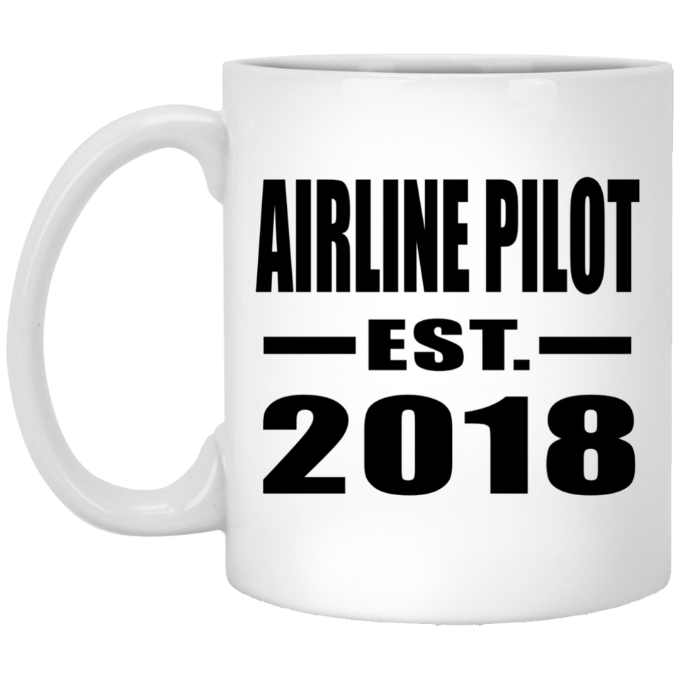 Airline Pilot Established EST. 2018 - 11 Oz Coffee Mug