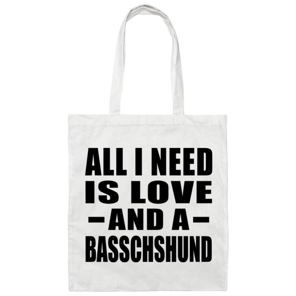 All I Need Is Love And A Basschshund - Tote Bag White