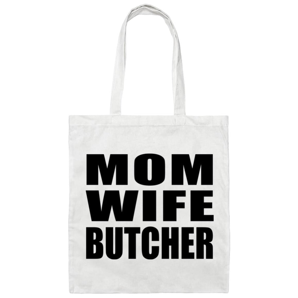 Mom Wife Butcher - Tote Bag White