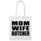 Mom Wife Butcher - Tote Bag White