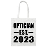 Optician Established EST. 2023 - Tote Bag White