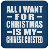 All I Want For Christmas Is My Chinese Crested - Coaster