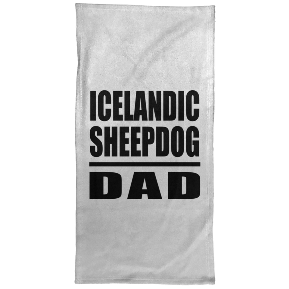 Icelandic Sheepdog Dad - Hand Towel
