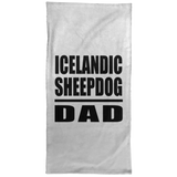 Icelandic Sheepdog Dad - Hand Towel