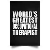World's Greatest Occupational Therapist - Poster Portrait
