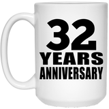32nd Anniversary 32 Years - 15 Oz Coffee Mug