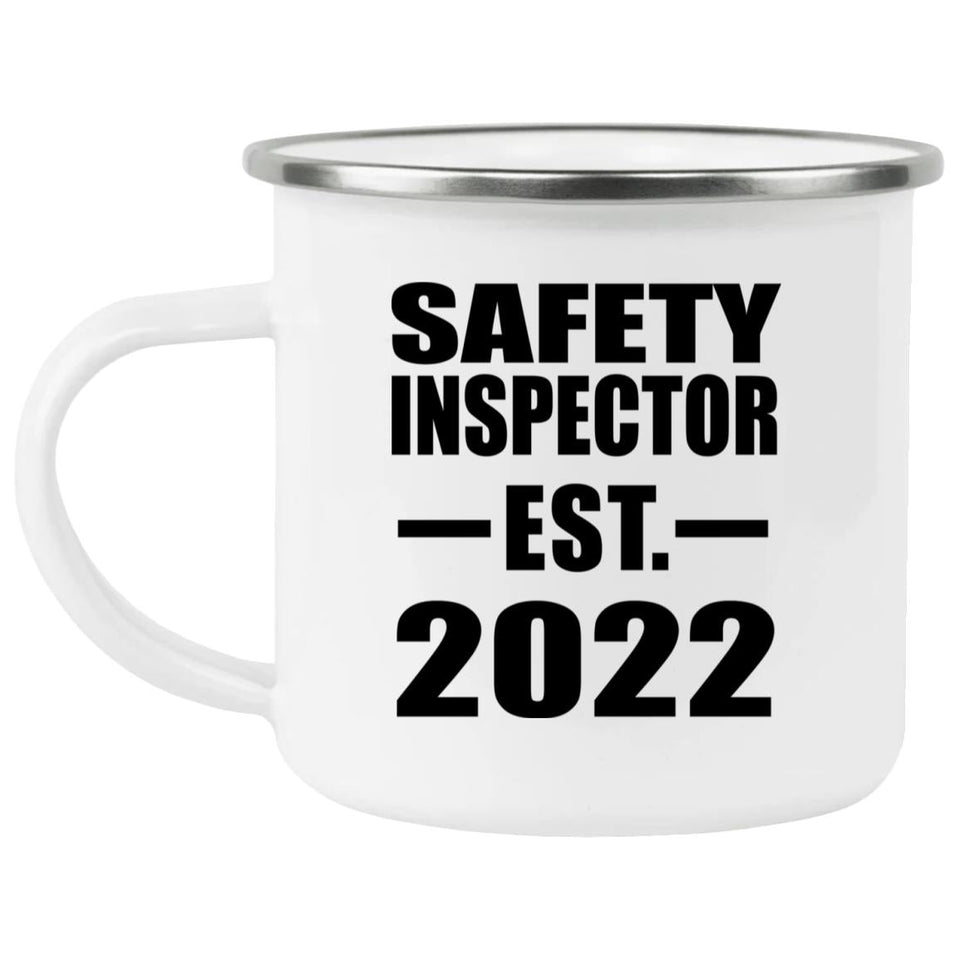 Safety Inspector Established EST. 2022 - 12oz Camping Mug