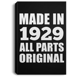 95th Birthday Made in 1929 All Parts Original - Canvas Portrait
