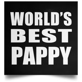 World's Best Pappy - Poster Square