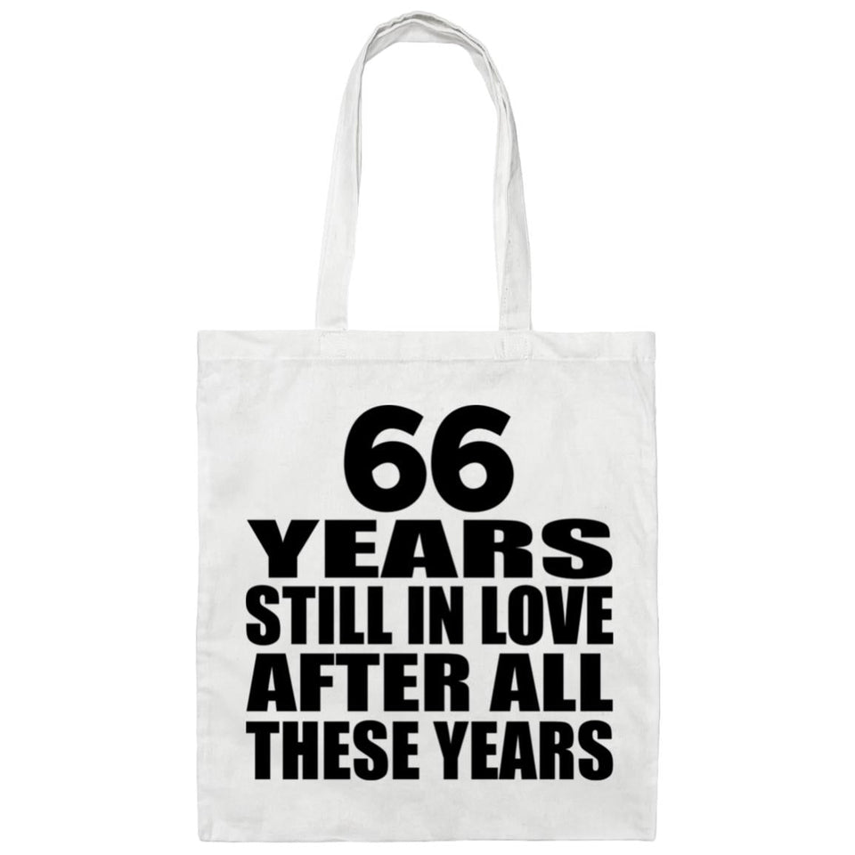 66th Anniversary 66 Years Still In Love After Years - Tote Bag White
