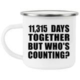 31st Anniversary 11,315 Days Together Who's Counting - 12oz Camping Mug