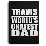 Travis World's Okayest Dad - Canvas Portrait