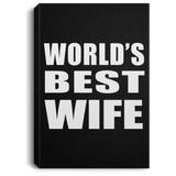 World's Best Wife - Canvas Portrait