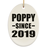 Poppy Since 2019 - Oval Ornament