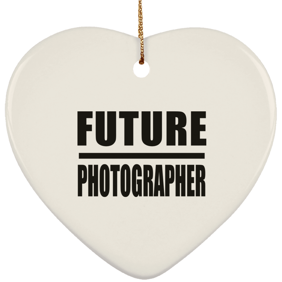 Future Photographer - Heart Ornament