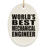 World's Best Mechanical Engineer - Oval Ornament
