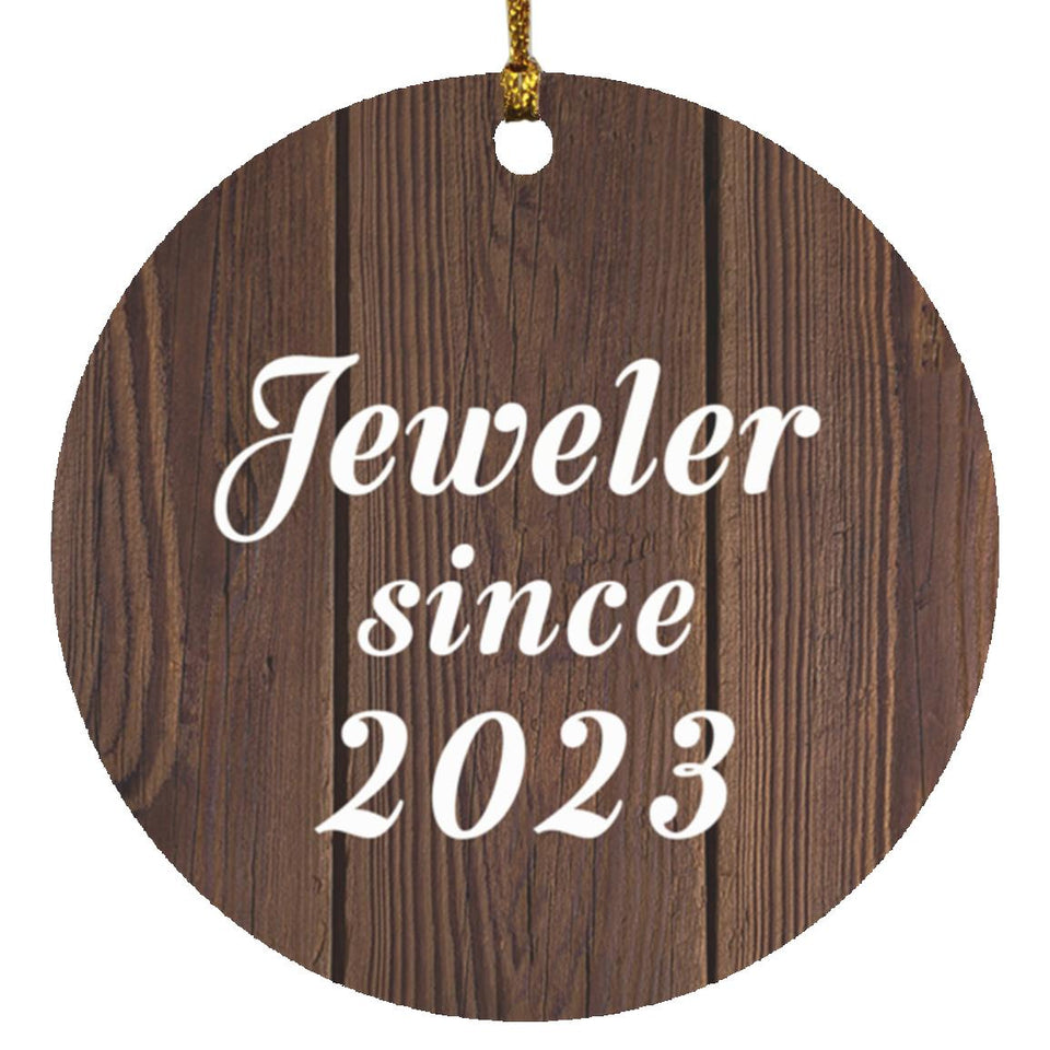 Jeweler Since 2023 - Circle Ornament D