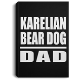 Karelian Bear Dog Dad - Canvas Portrait