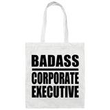 Badass Corporate Executive - Tote Bag White