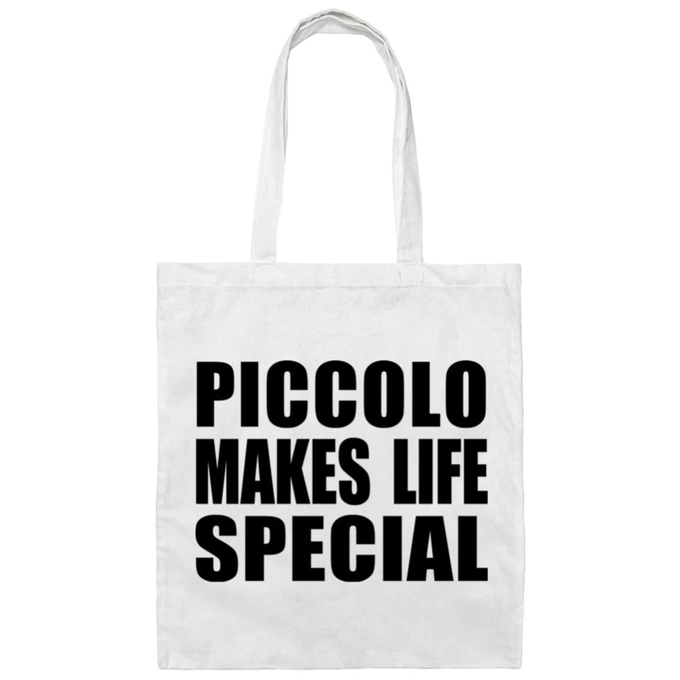 Piccolo Makes Life Special - Tote Bag White