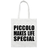 Piccolo Makes Life Special - Tote Bag White