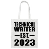 Technical Writer Established EST. 2023 - Tote Bag White