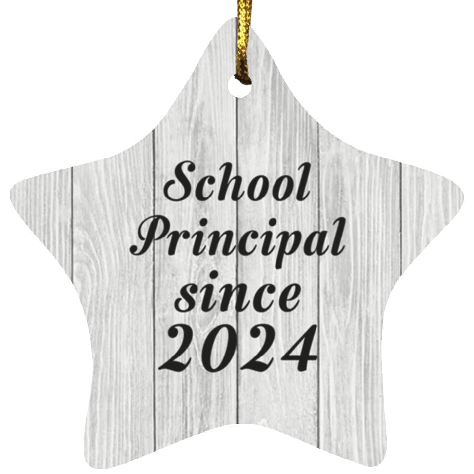 School Principal Since 2024 - Star Ornament F