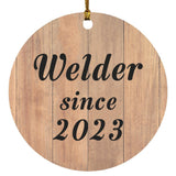 Welder Since 2023 - Circle Ornament C
