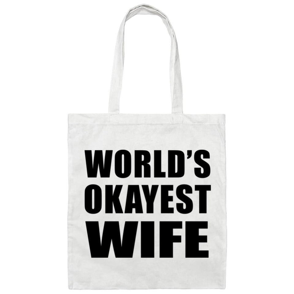 World's Okayest Wife - Tote Bag White
