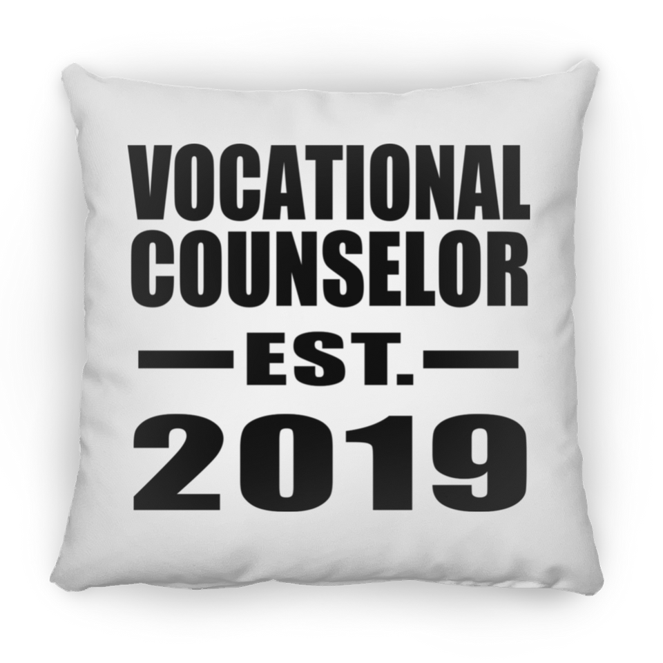Vocational Counselor Established EST. 2019 - Throw Pillow