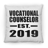 Vocational Counselor Established EST. 2019 - Throw Pillow