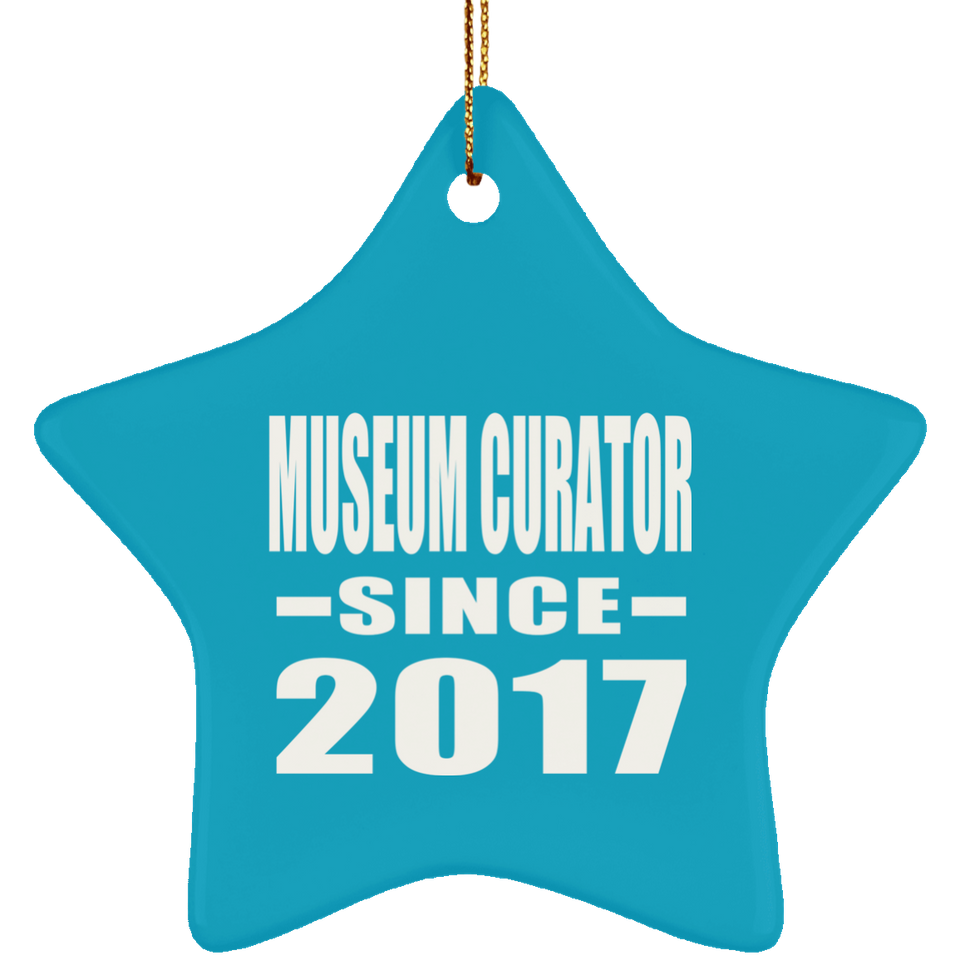 Museum Curator Since 2017 - Star Ornament