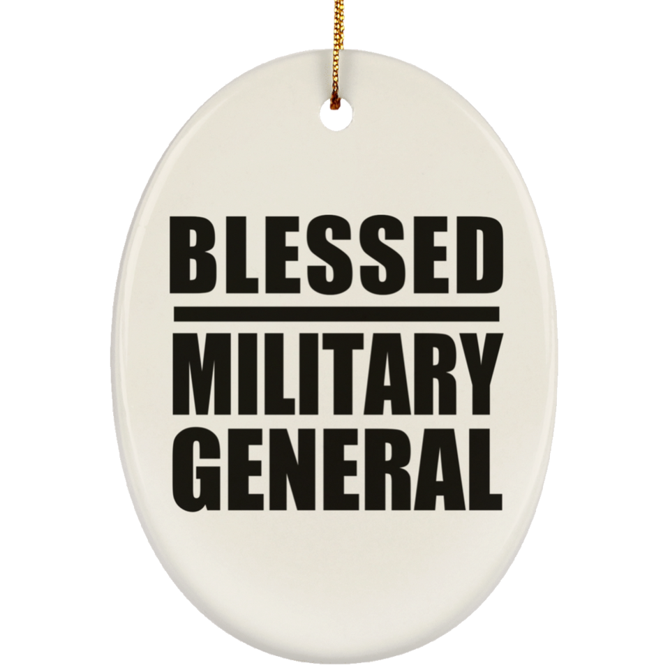 Blessed Military General - Oval Ornament
