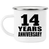14th Anniversary 14 Years - 12oz Camping Mug