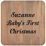 Suzanne Baby's First Christmas - Drink Coaster C
