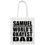 Samuel World's Okayest Dad - Tote Bag White